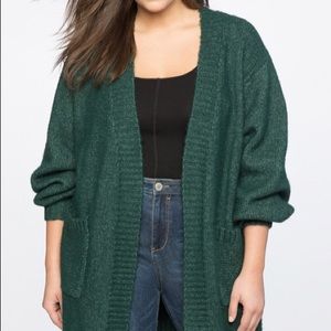 Boyfriend Cardigan in Jungle Green